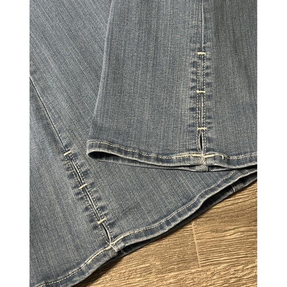 7 For All Mankind Ali High Waisted Split Hem Flare Leg Jean Size 30 (31x32) - Picture 4 of 12